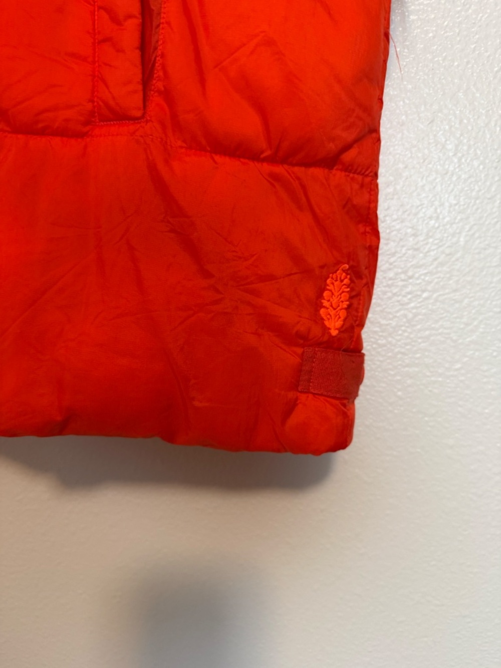 FP Movement - In A Bubble Puffer Flame Orange Red Oversized Zip Vest - Large - Picture 9 of 15